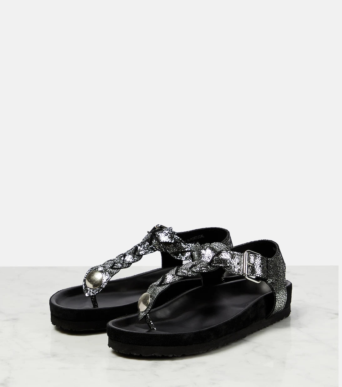 Isabel Marant - Brook metallic leather sandals