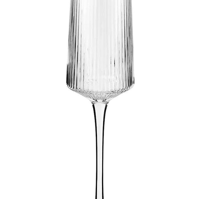 Чаша за шампанско vtwonen Gold Rim 230 ml (4 броя)