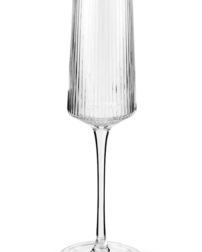 Чаша за шампанско vtwonen Gold Rim 230 ml (4 броя)