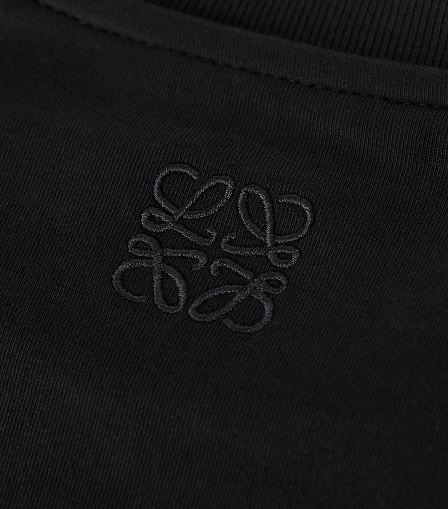 LOEWE Black Twist-Detail T-Shirt
