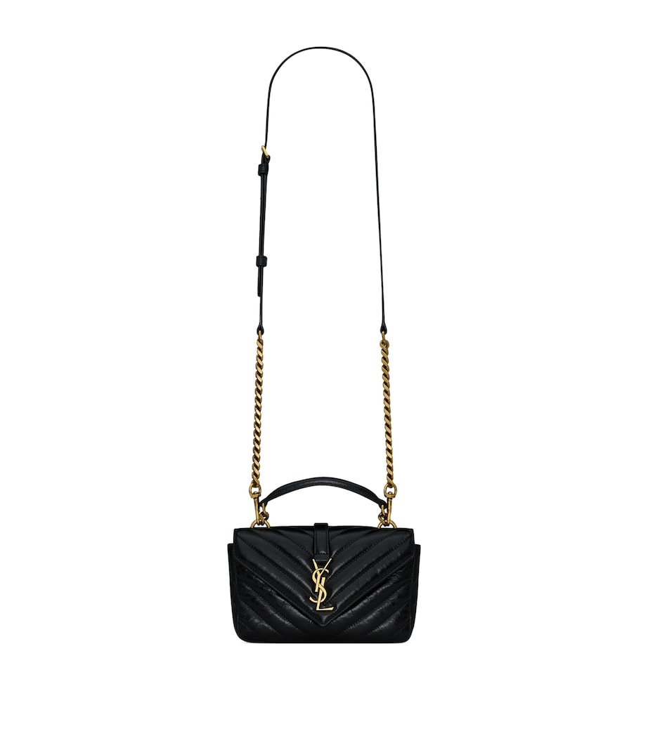 Saint Laurent Black Mini College Shoulder Bag