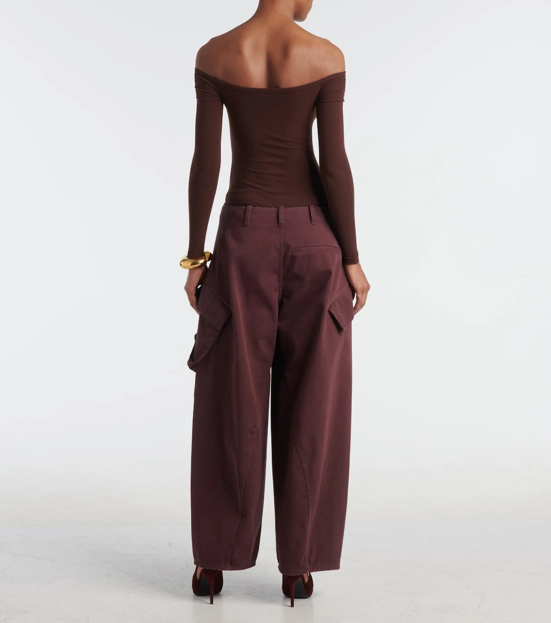 Alaïa - Cotton twill cargo pants