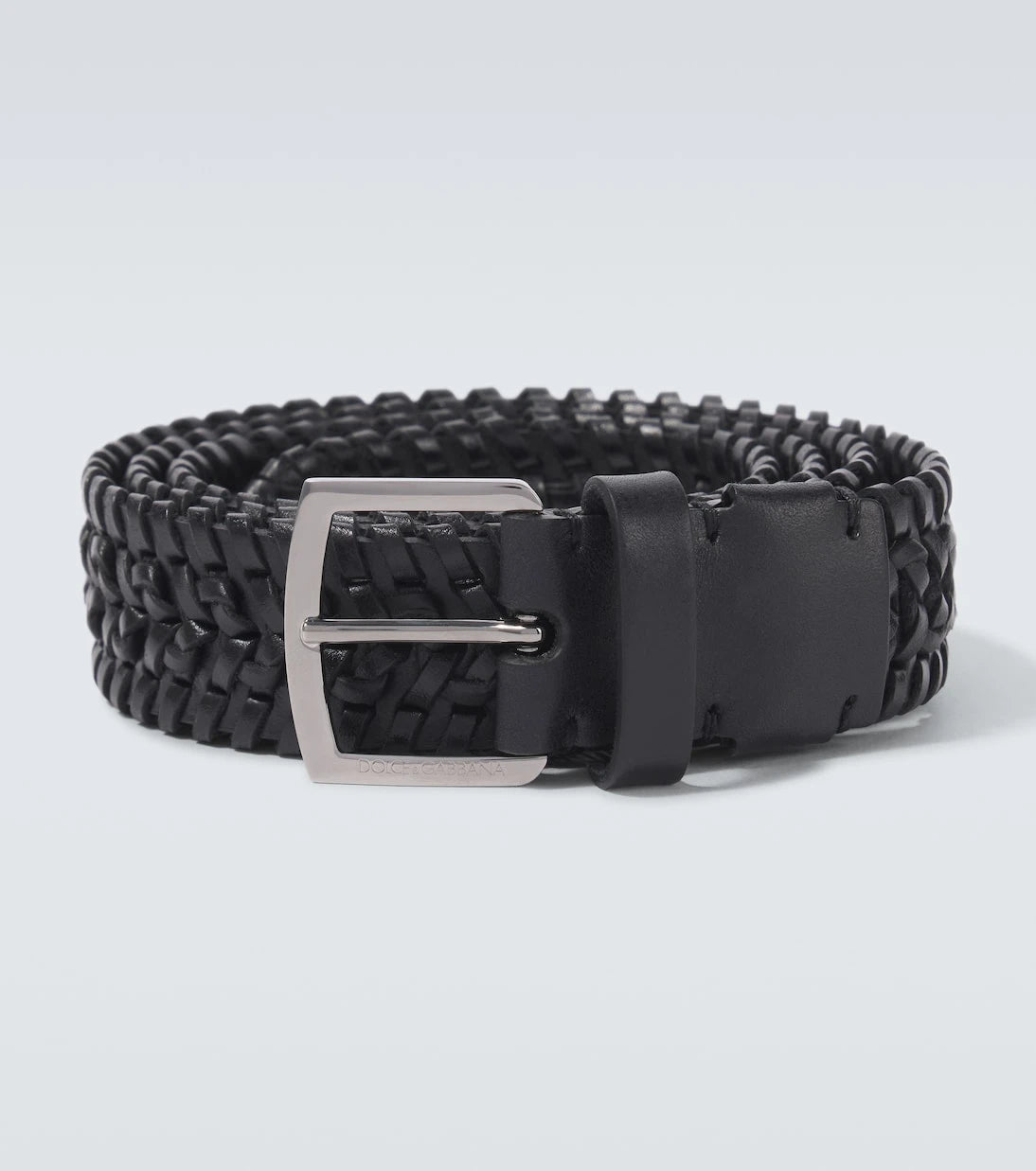 Dolce&Gabbana - Braided leather belt