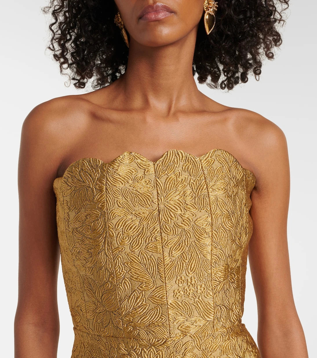 Markarian - Marcella floral brocade cocktail dress