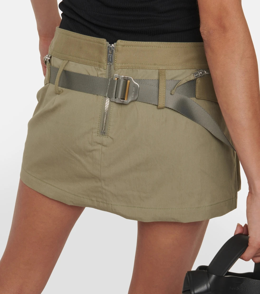 Dion Lee - Cotton-blend belt bag miniskirt