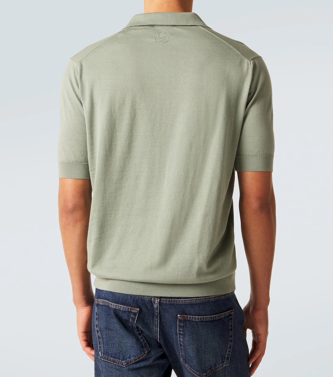 Lardini - Cotton piqué polo shirt