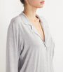 Grey Gisele Long Piped Pyjama Set
