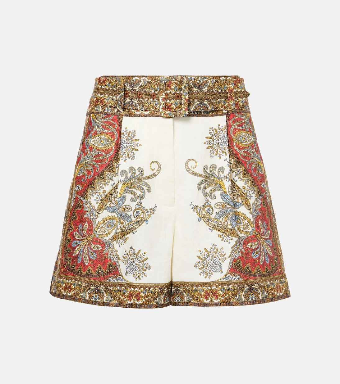 Veronica Beard - Hobbes floral linen shorts