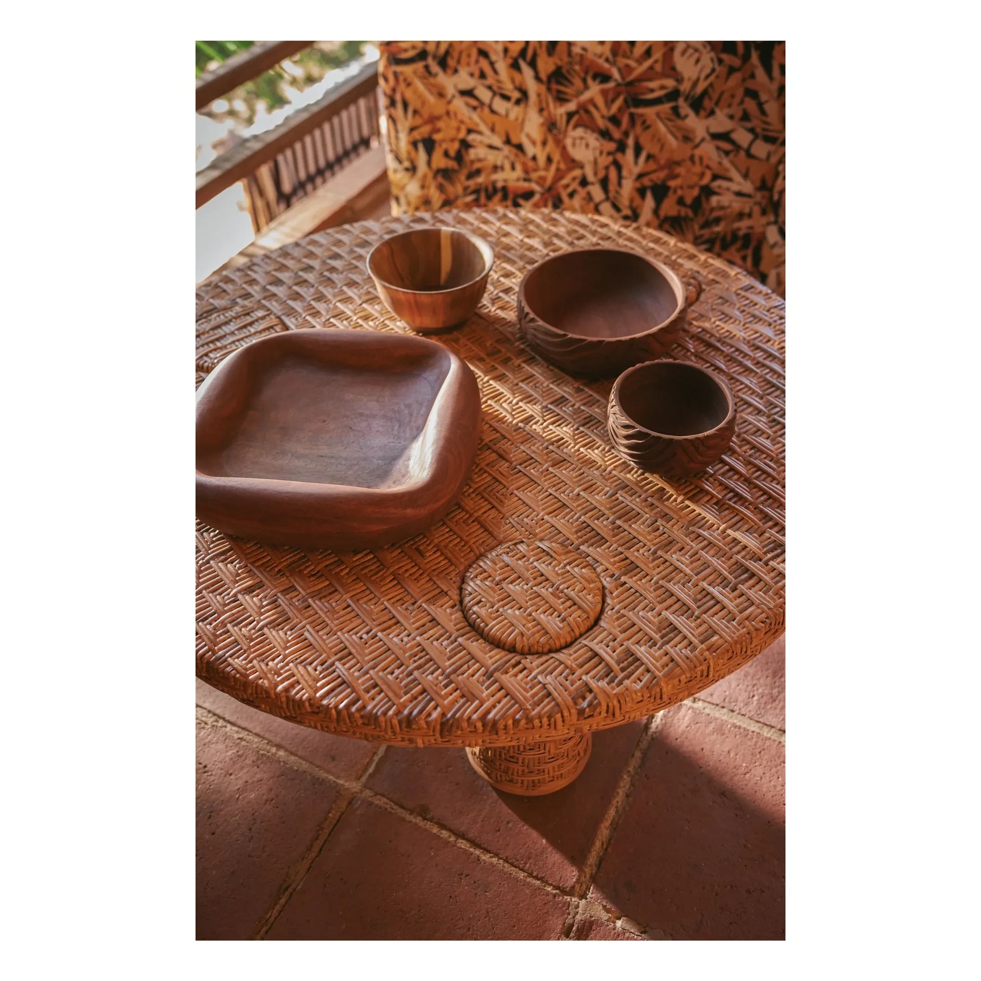 HKliving - Wooden dish | Natural