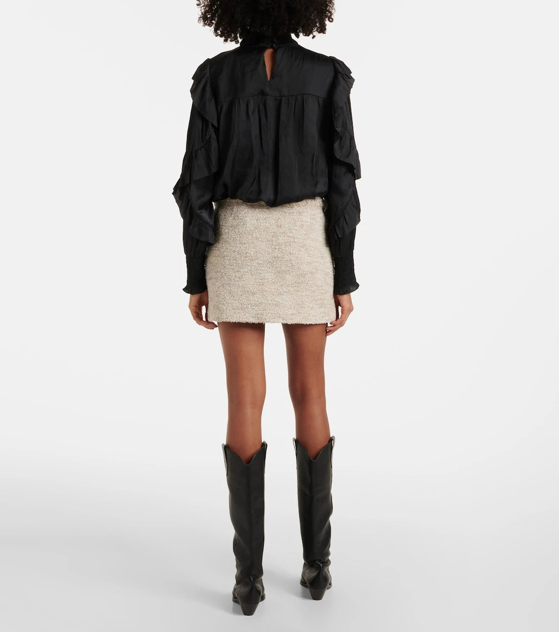 Isabel Marant - Gleny tweed miniskirt