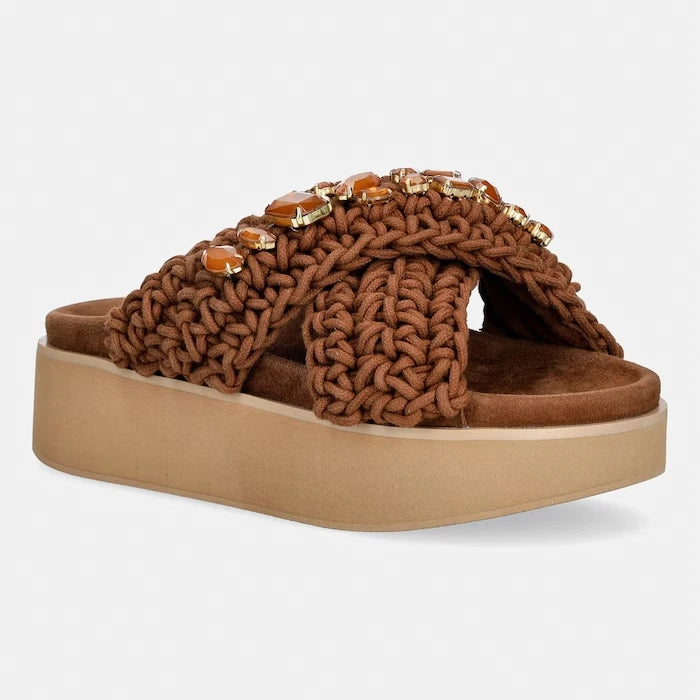 Чехли Inuikii Woven Stones Platform