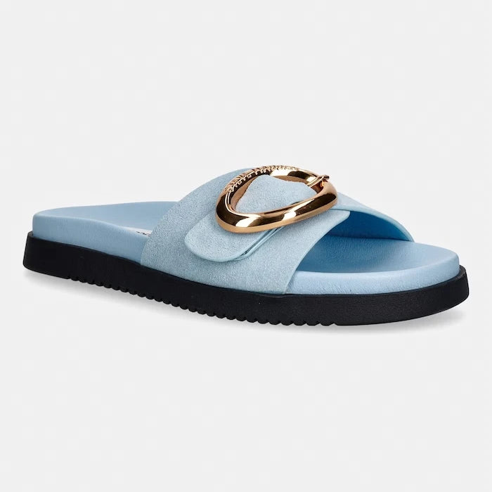 Steve Madden açık burunlu kadın süet terlik Mistify
