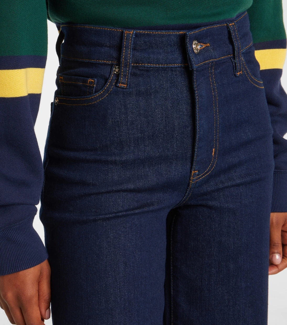 Frame - Le Slim Palazzo Crop wide-leg jeans