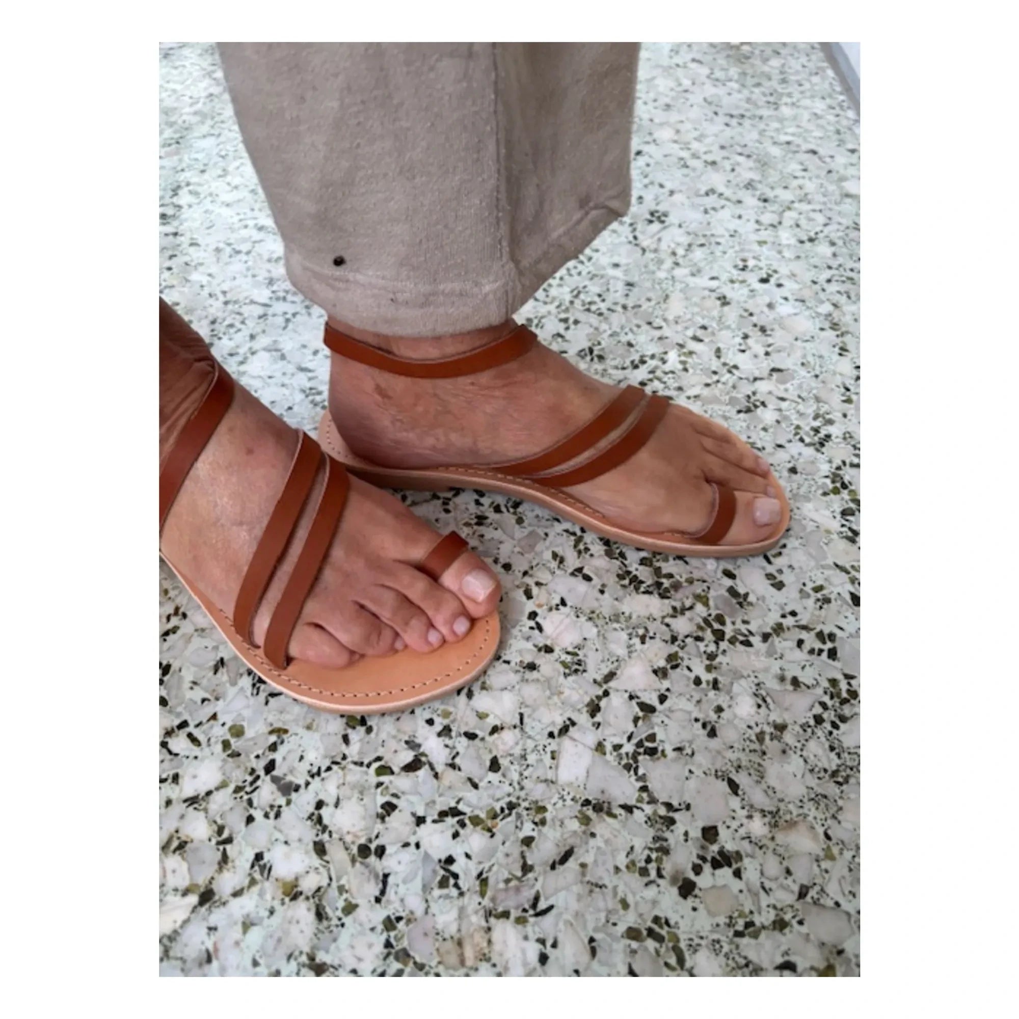 Théluto - Agatha sandals | Camel
