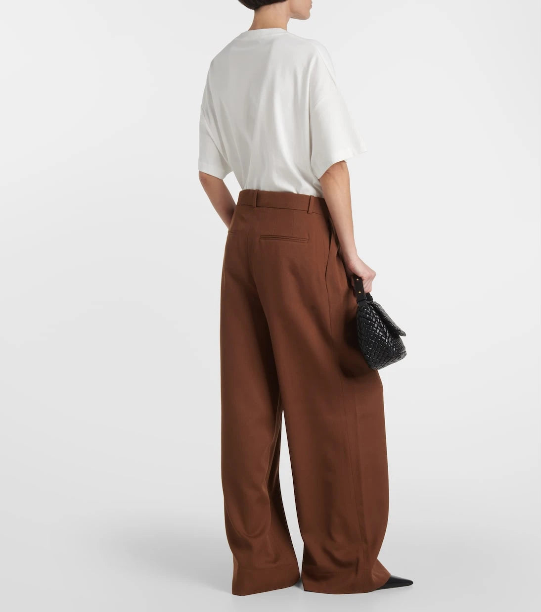 Wardrobe.NYC - Low-rise wool wide-leg pants