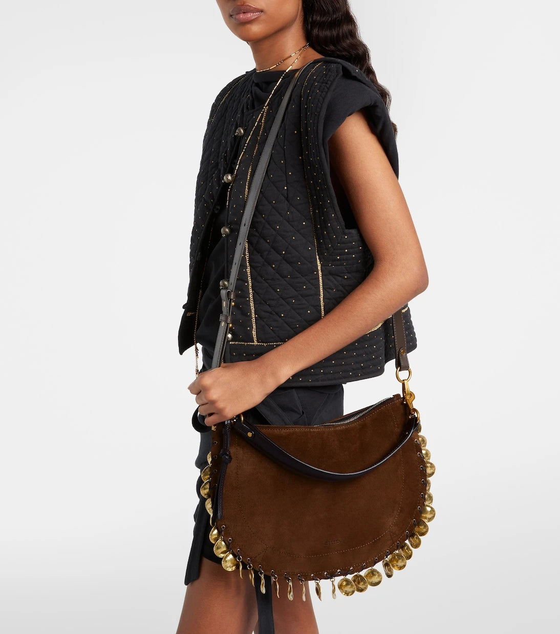 Isabel Marant - Oskan Soft Small suede crossbody bag