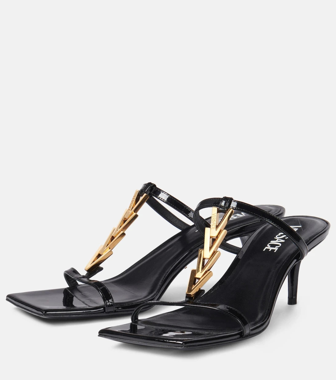 Versace - 40 patent leather sandals