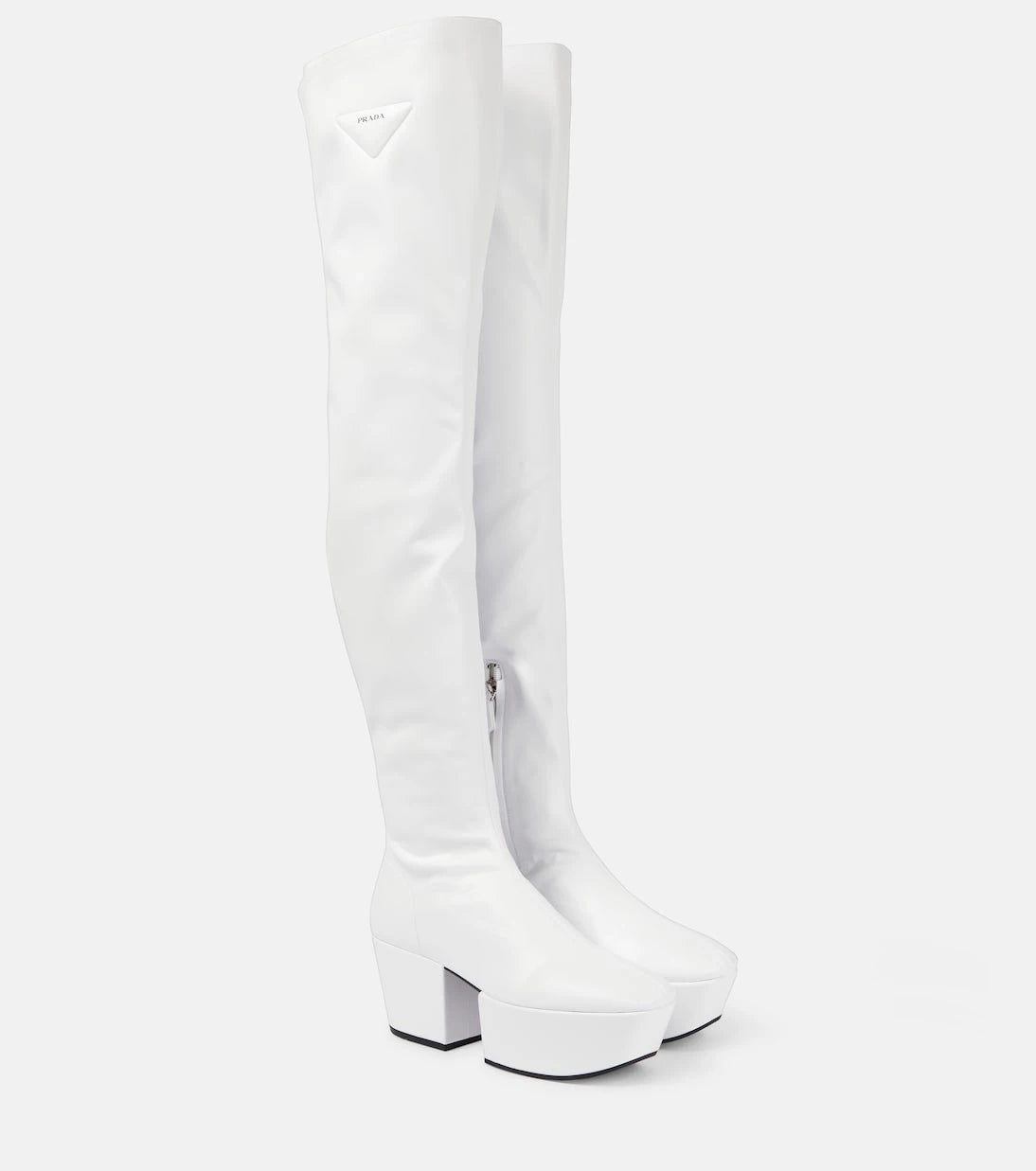 Prada - Platform over-the-knee boots