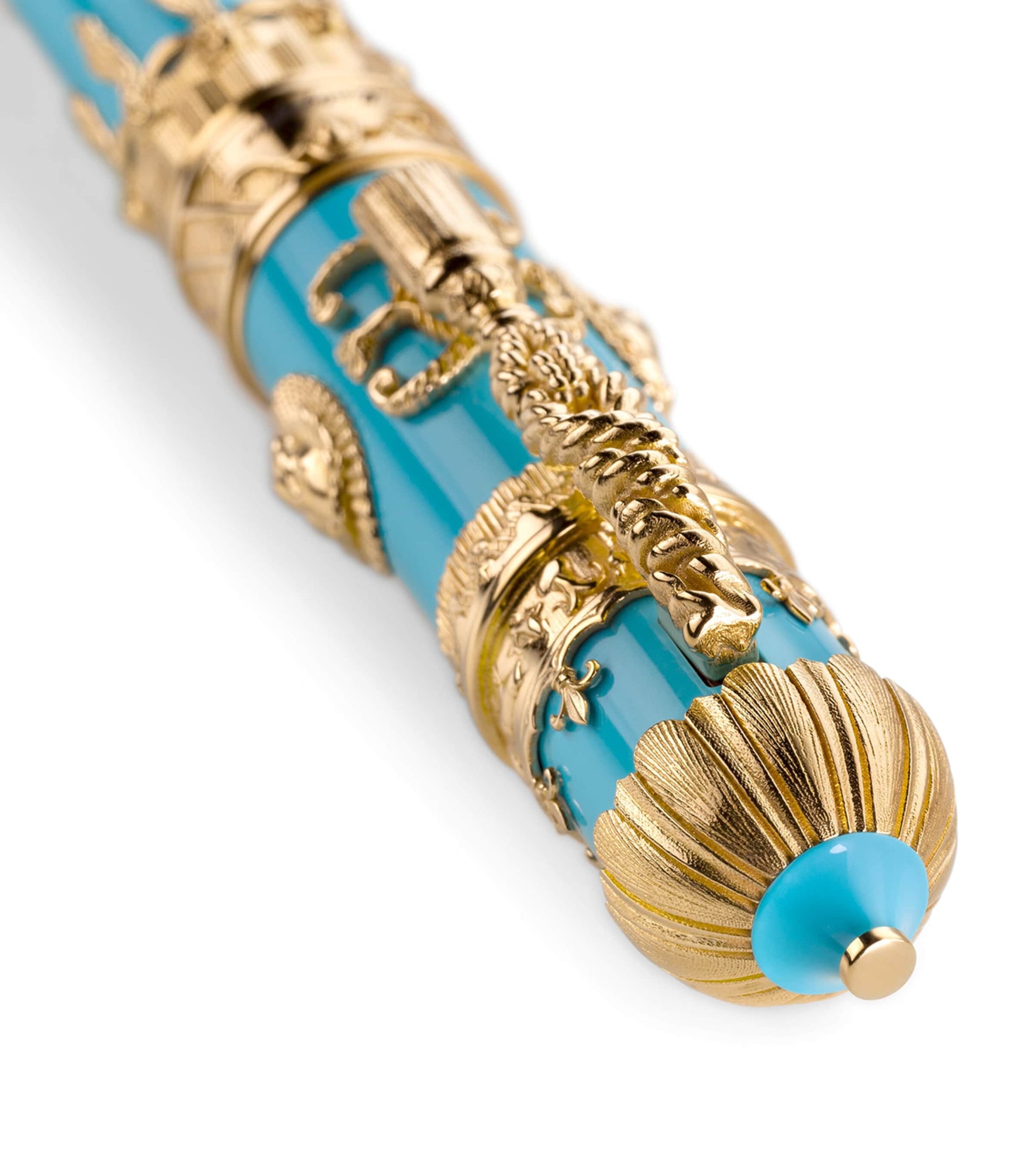 Resin and Yellow Gold Montgolfier Rollerball Pen