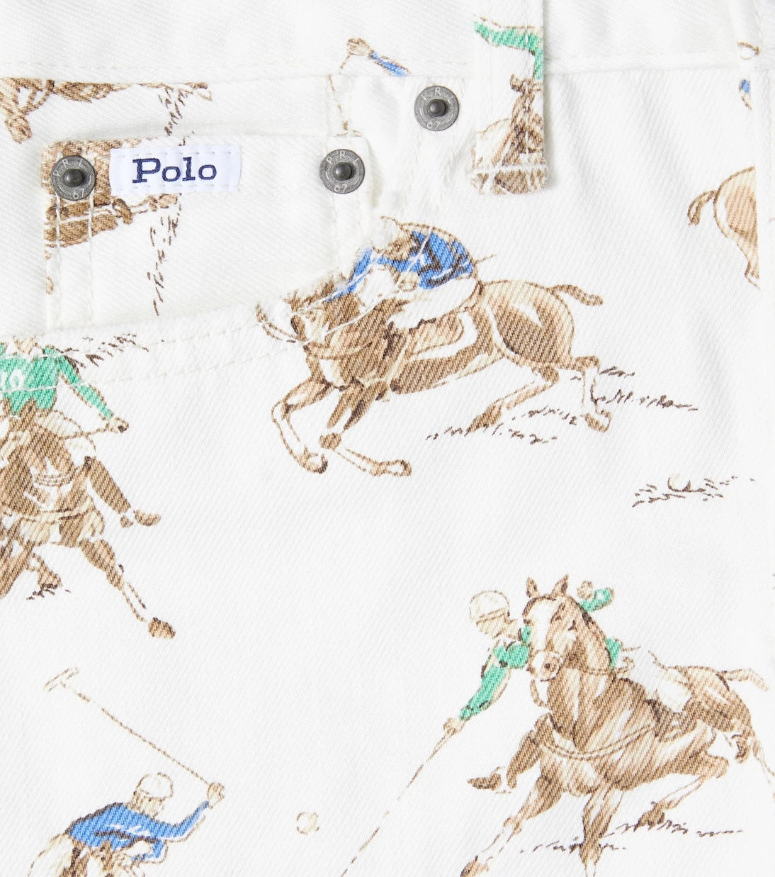 Polo Ralph Lauren Kids - Printed denim skirt