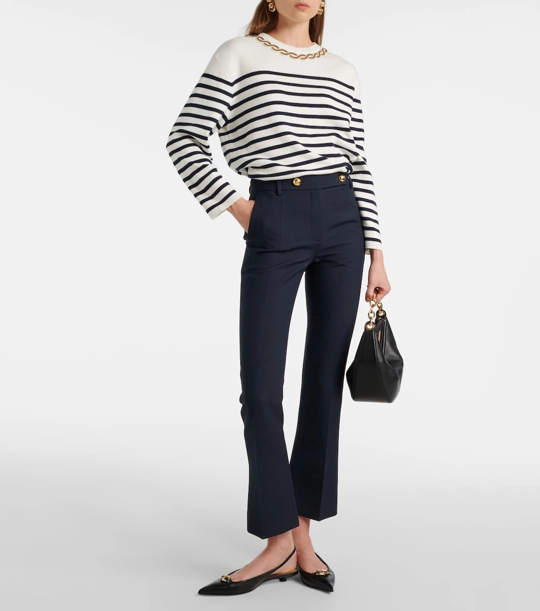 Valentino - Embroidered cotton sweater