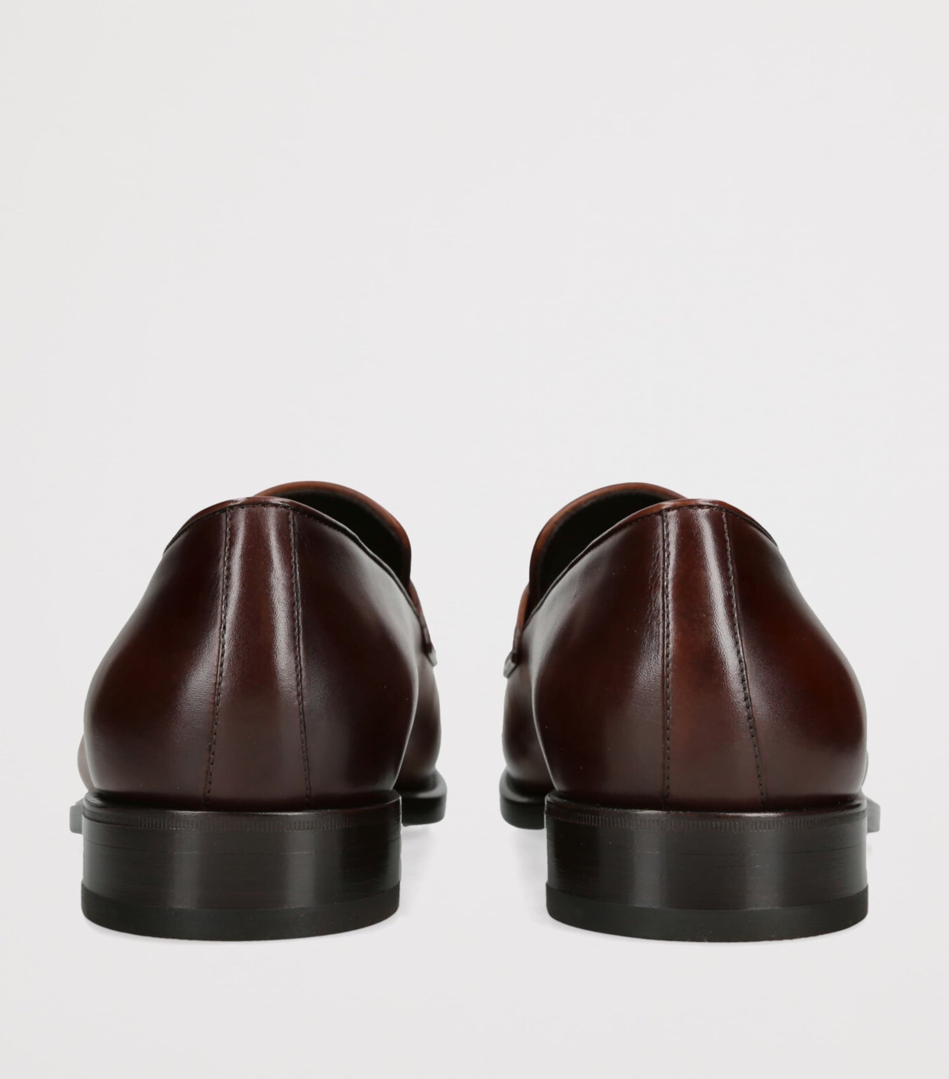 Salvatore Ferragamo Leather Brandy Loafers