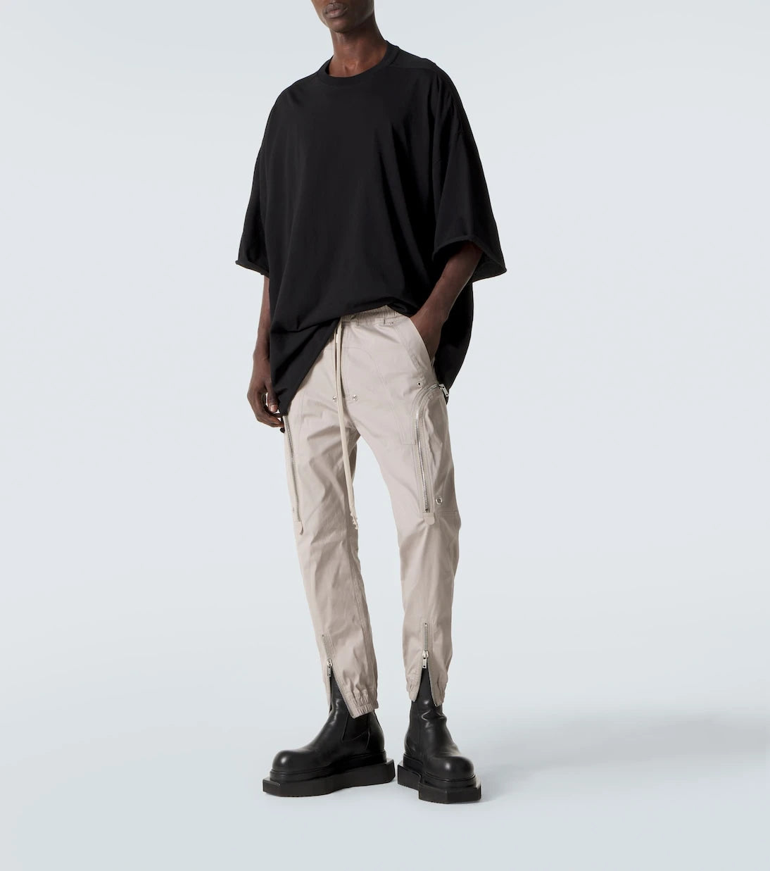 Rick Owens - Bauhaus cotton-blend poplin cargo pants