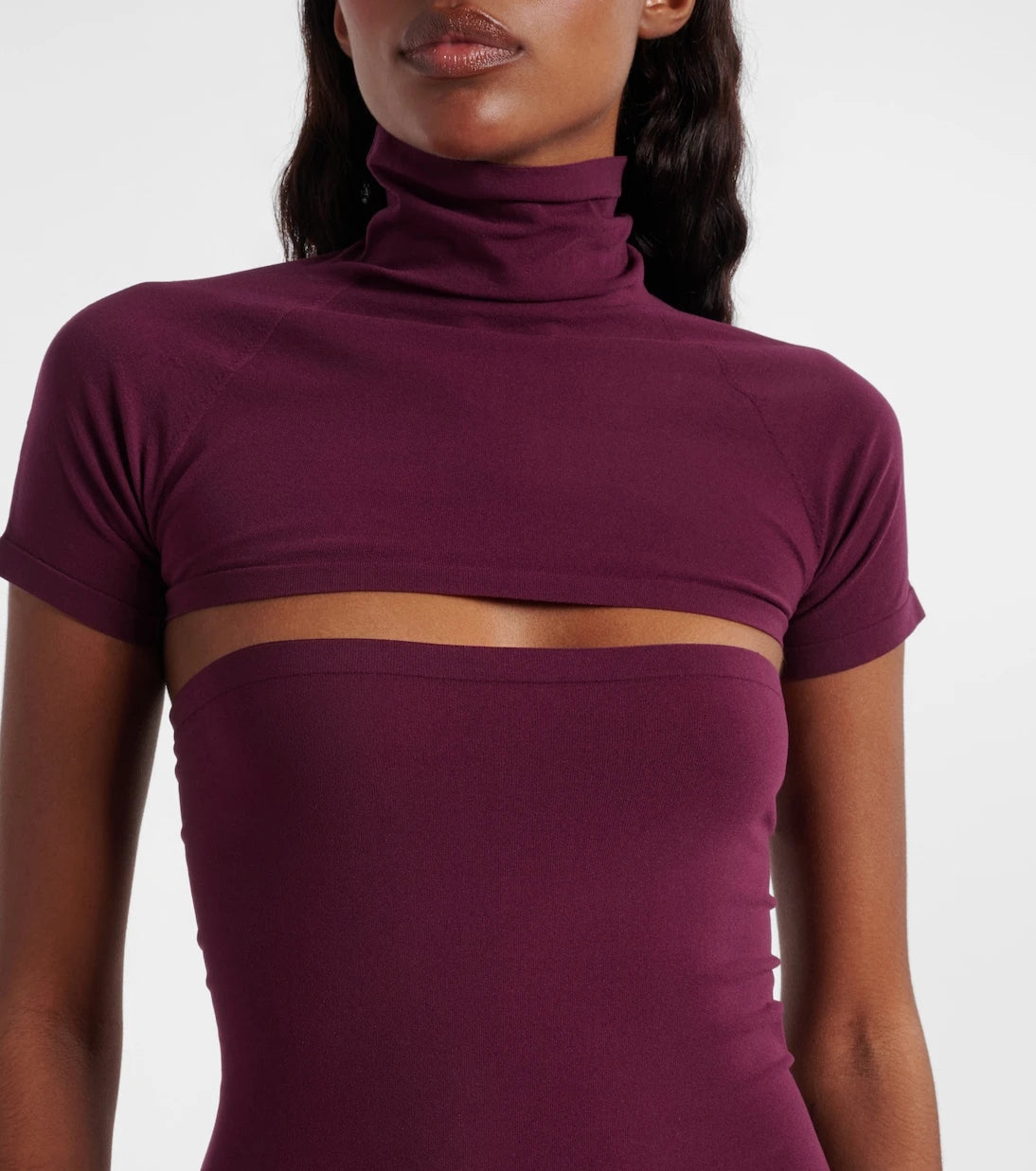 Alaïa - Second-Skin jersey midi dress