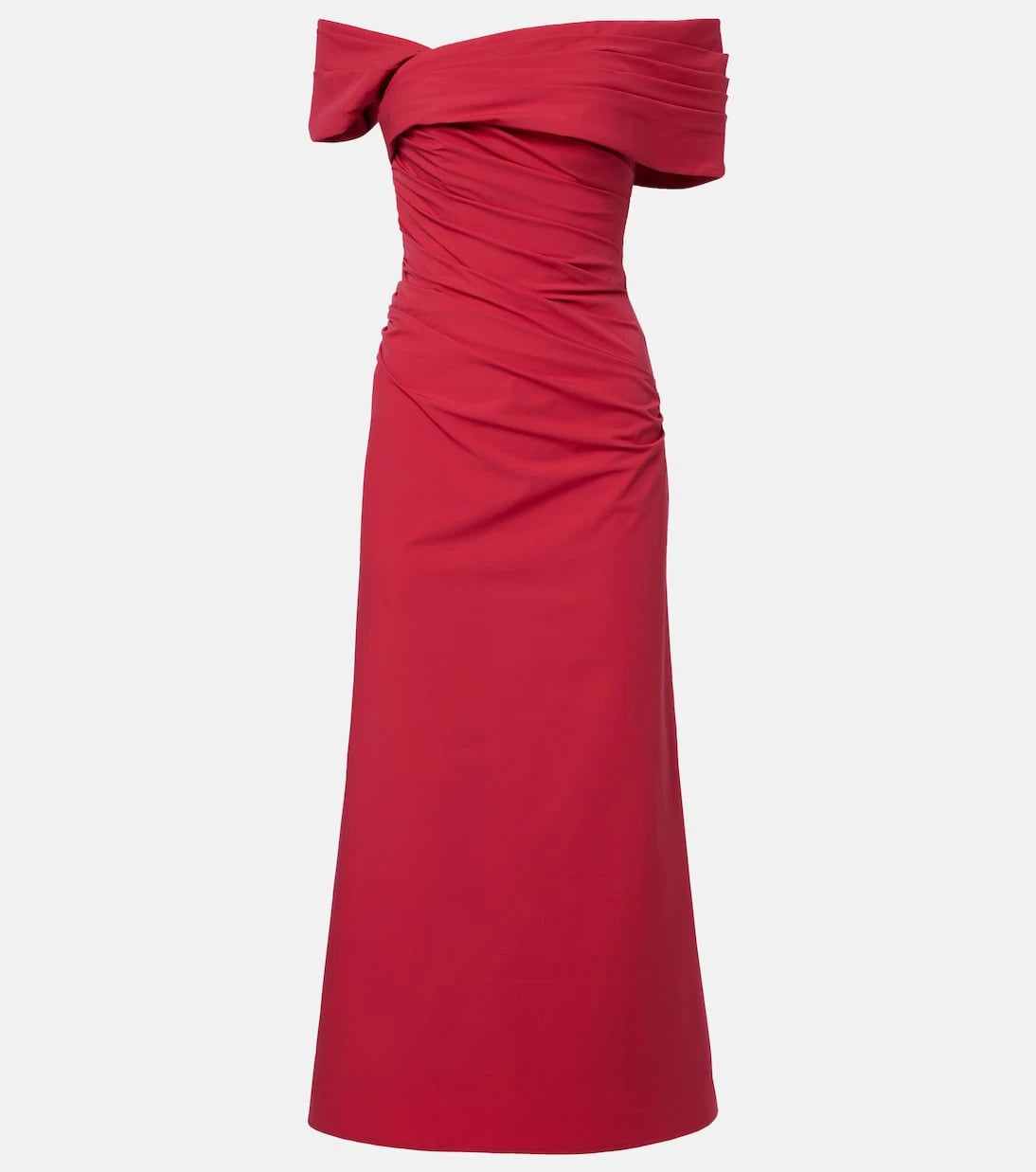 Rachel Gilbert - Gale draped off-shoulder cocktail dress
