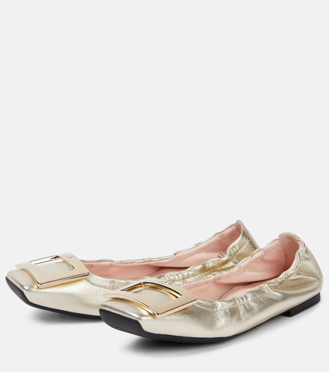 Roger Vivier - Viv' Pockette leather ballet flats
