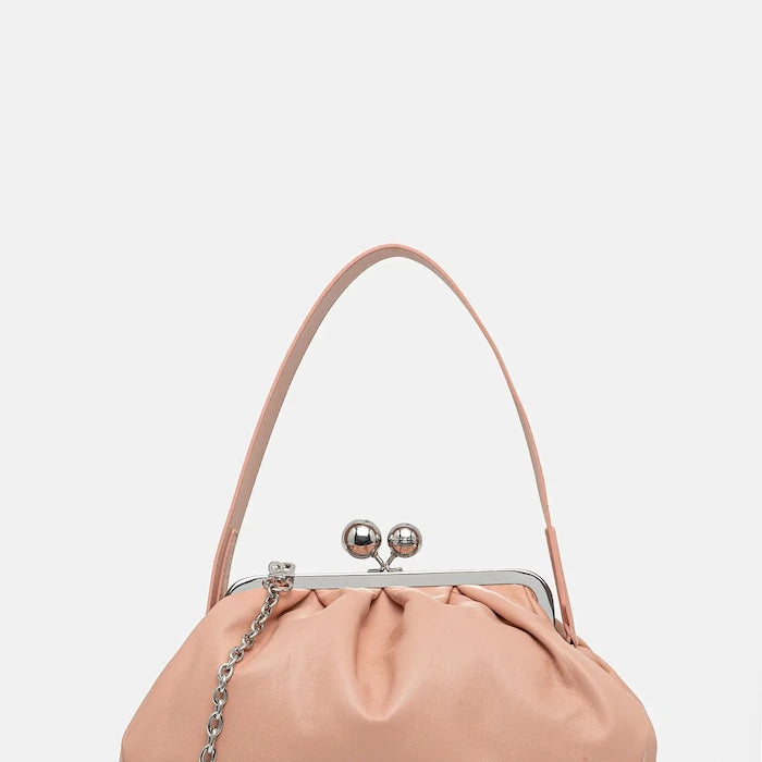 Кожена чанта Weekend Max Mara CUBICO