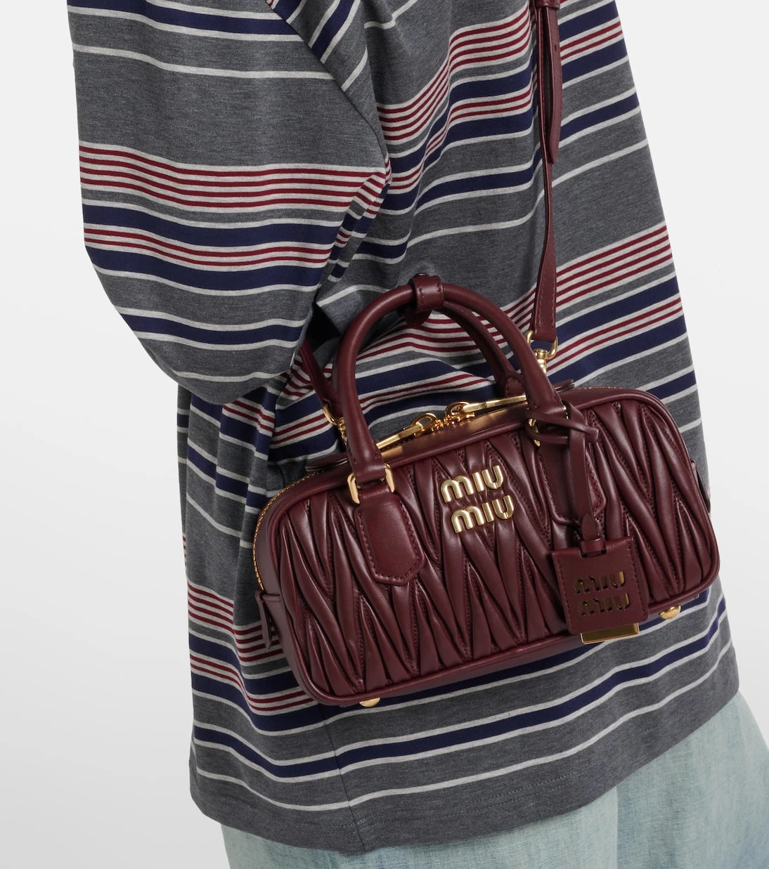 Miu Miu - Arcadie matelassé leather tote bag