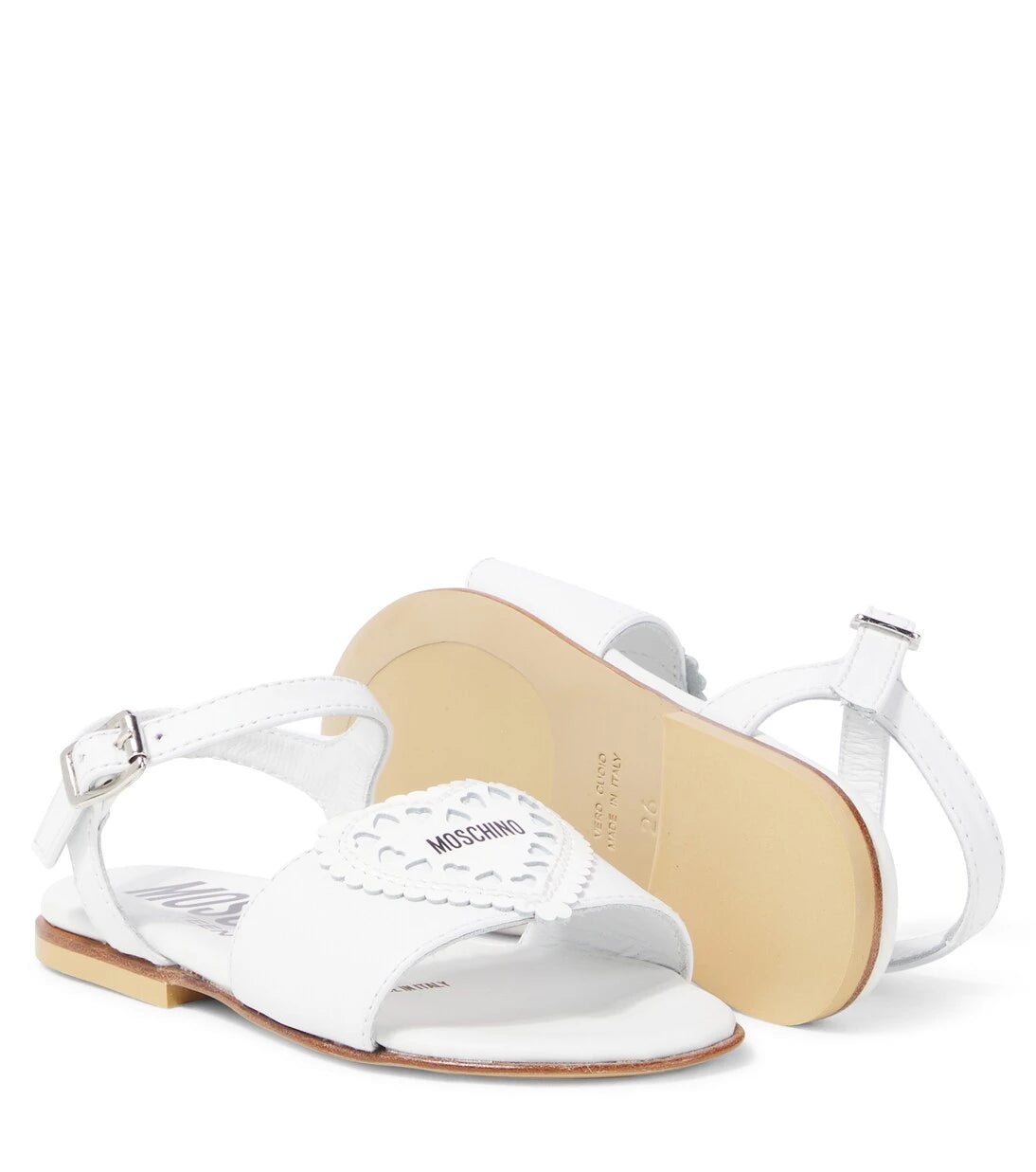 Moschino Kids - Leather sandals