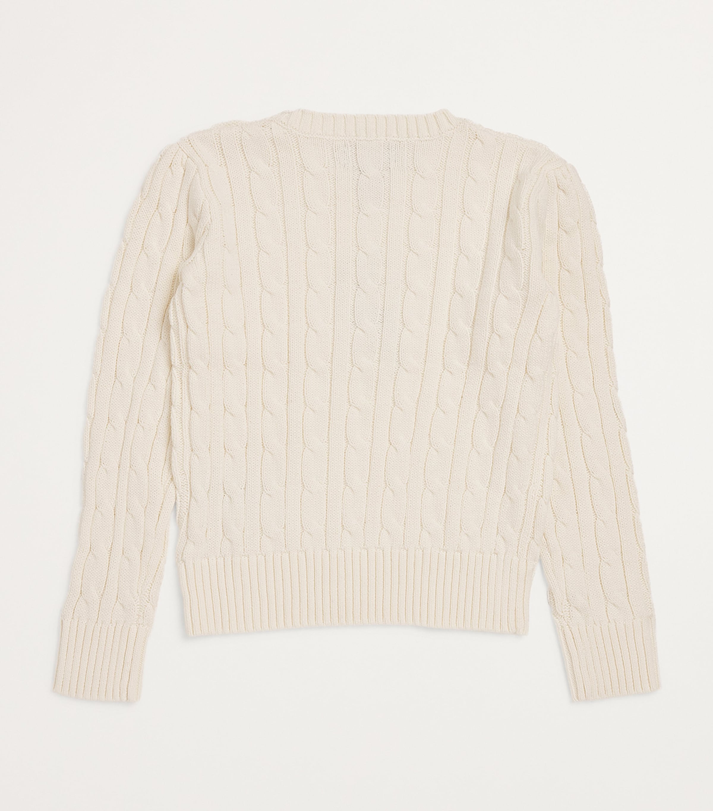 Ralph Lauren Kids Cotton Cable-Knit Polo Pony Sweater (4-6 Years)