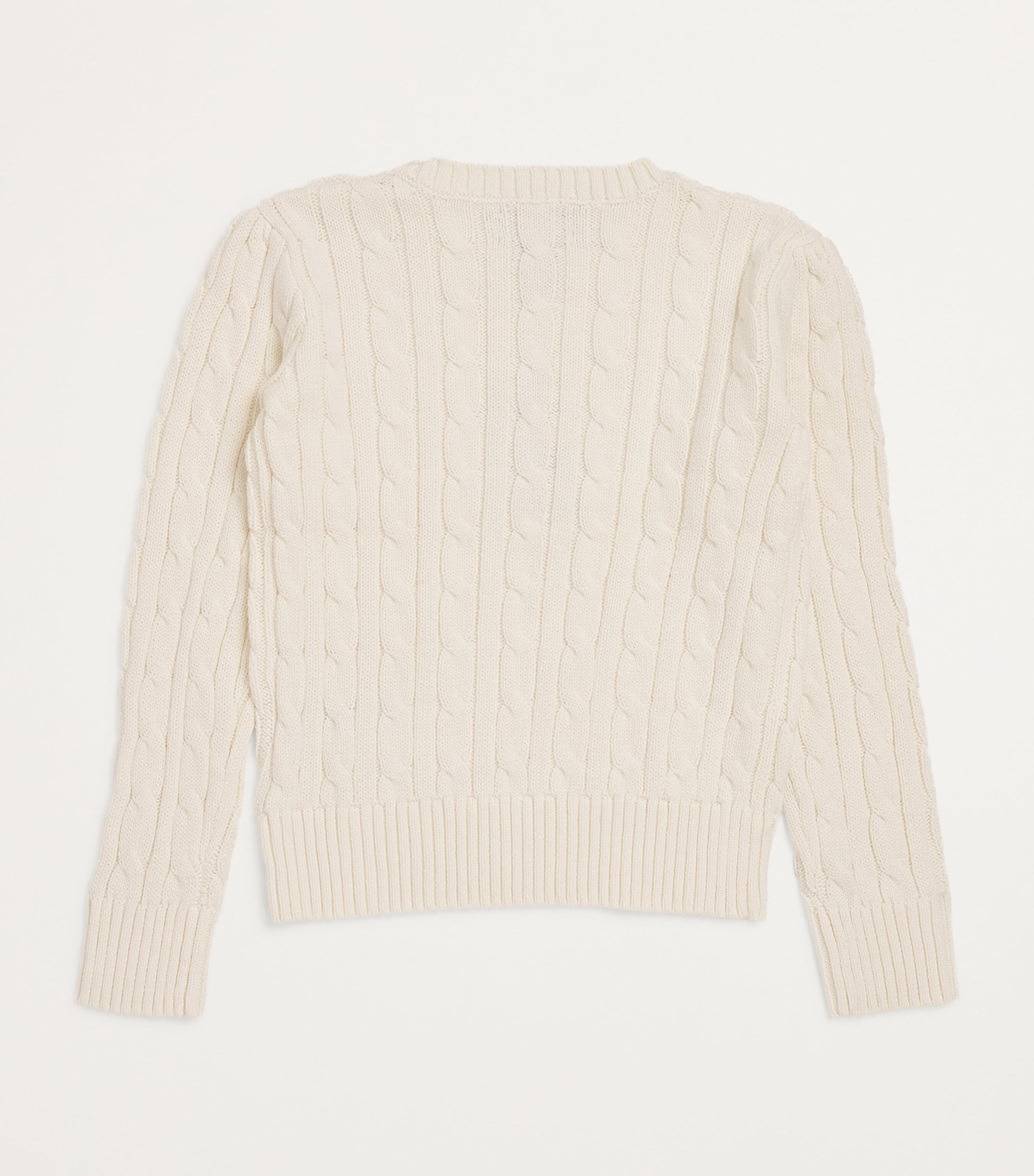 Ralph Lauren Kids Cotton Cable-Knit Polo Pony Sweater (4-6 Years)