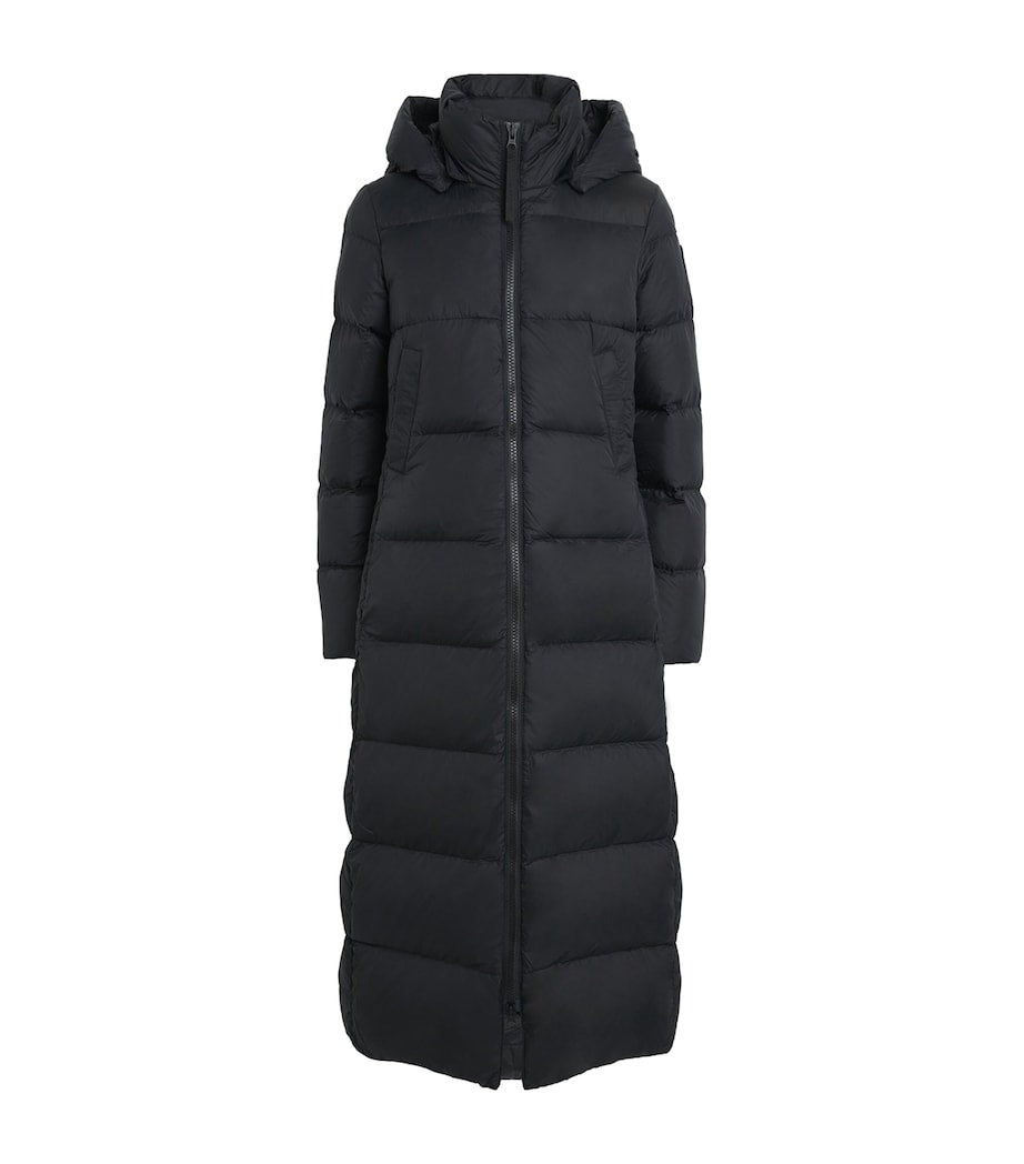Black Down Mystique Parka Coat
