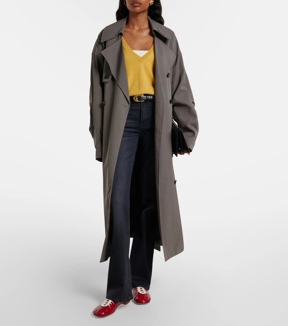 7 For All Mankind - بنطلون جينز بقصة ضيقة واسعة من الأسفل (Leggy bootcut jeans)