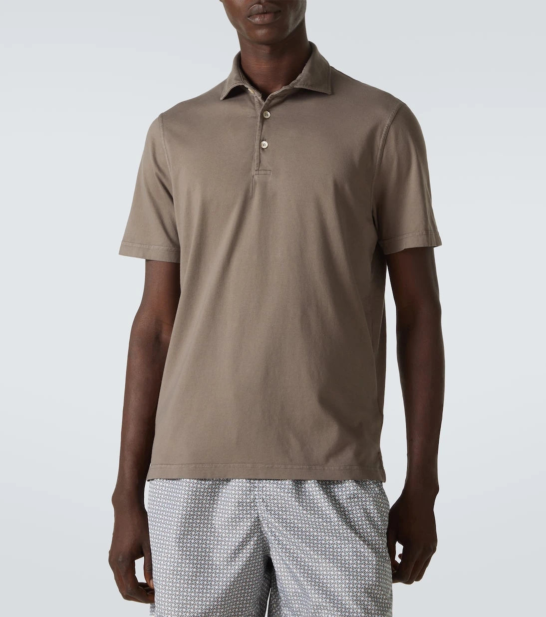 Fedeli - Zero cotton jersey polo shirt