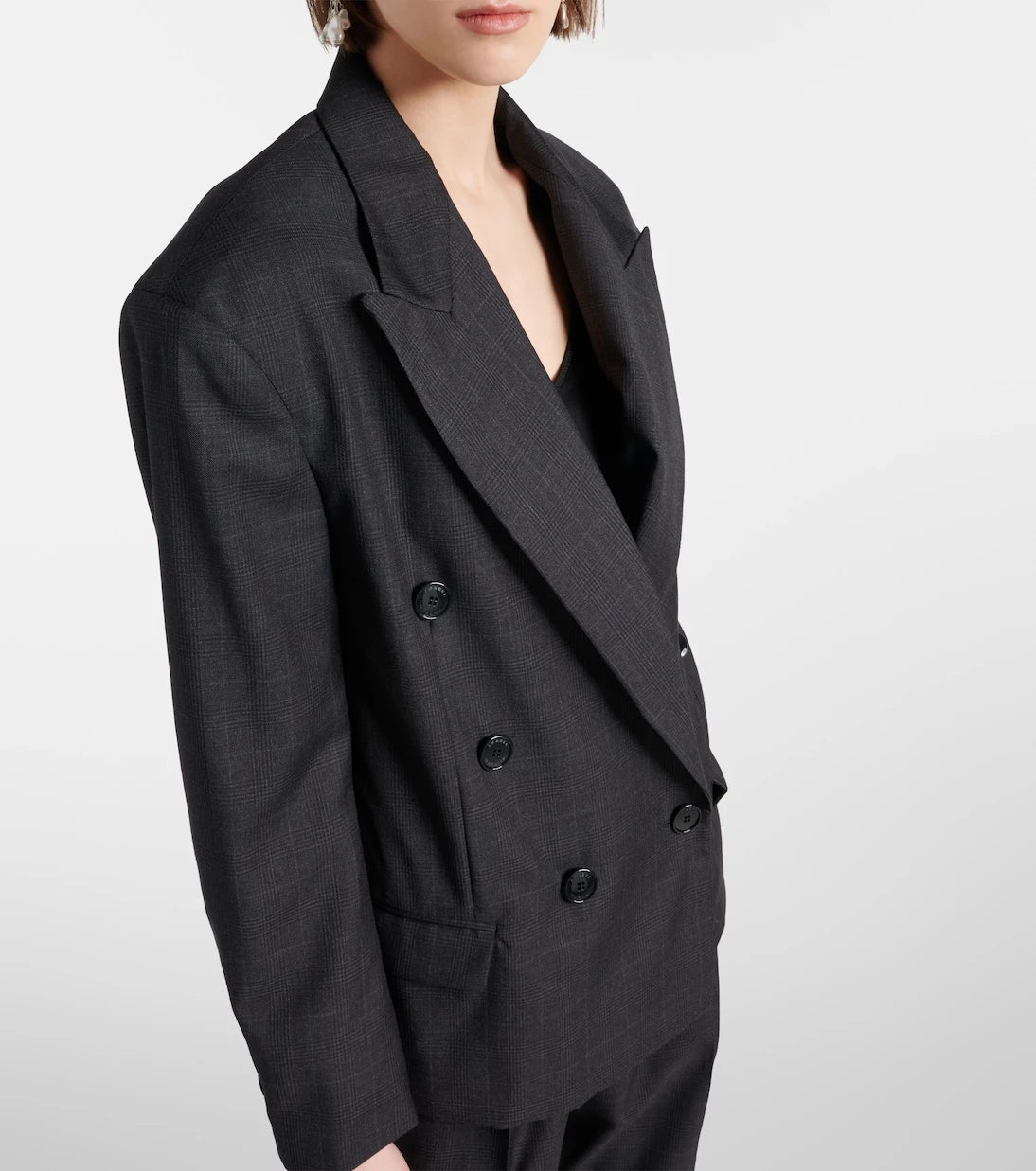 Isabel Marant - Klero checked virgin wool blazer