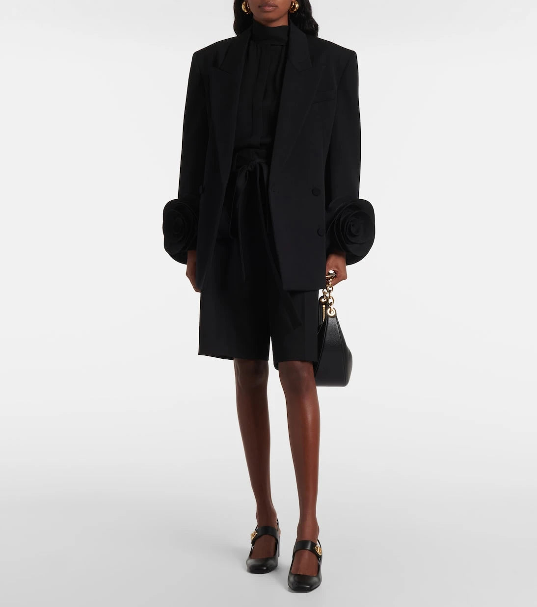Valentino - Virgin wool sablé Bermuda pants