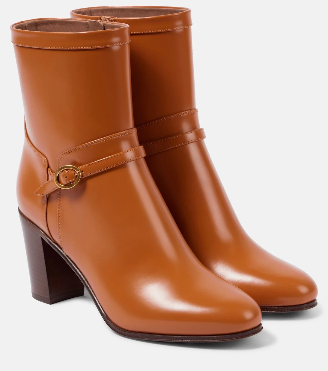 Valentino Garavani - Pattie 75 leather ankle boots