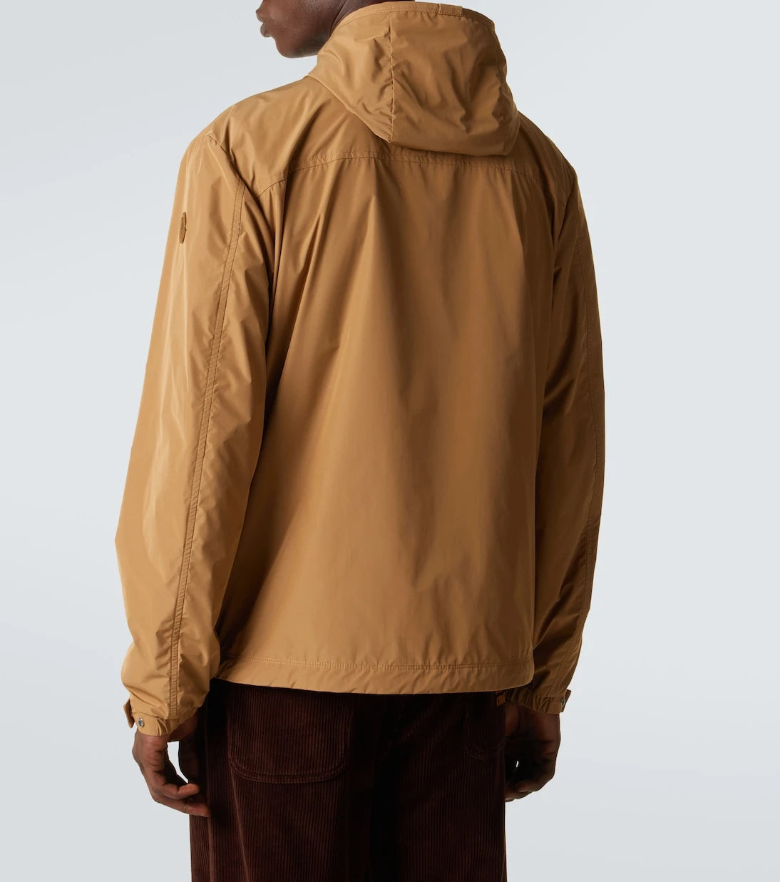 Moncler - Leather-trimmed jacket