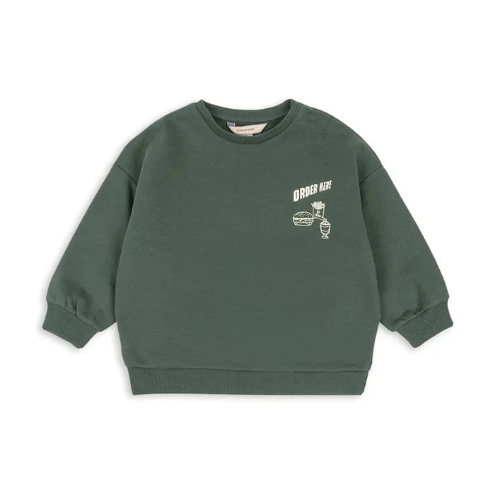 Konges Sløjd çocuk pamuklu LOU SWEAT SHIRT OCS
