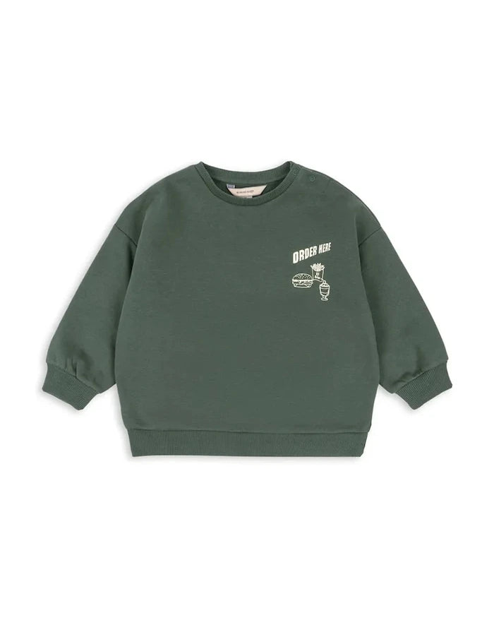 Konges Sløjd çocuk pamuklu LOU SWEAT SHIRT OCS