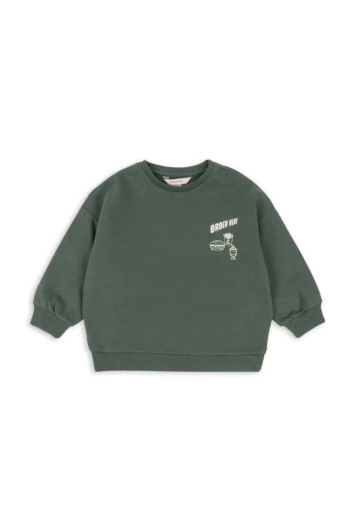 Konges Sløjd çocuk pamuklu LOU SWEAT SHIRT OCS