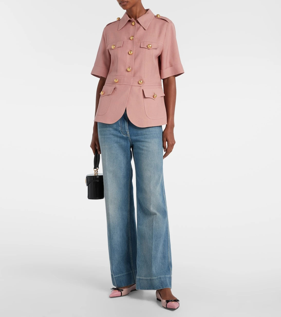 Valentino Garavani - Bepointy leather ballet flats