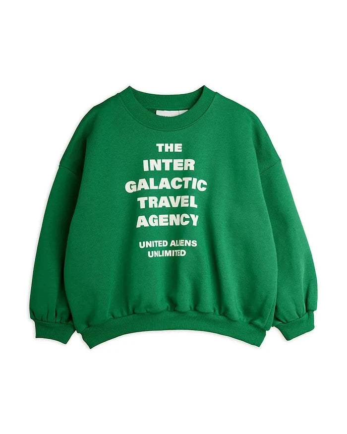 Mini Rodini Travel agency Çocuk Pamuklu Sweatshirt