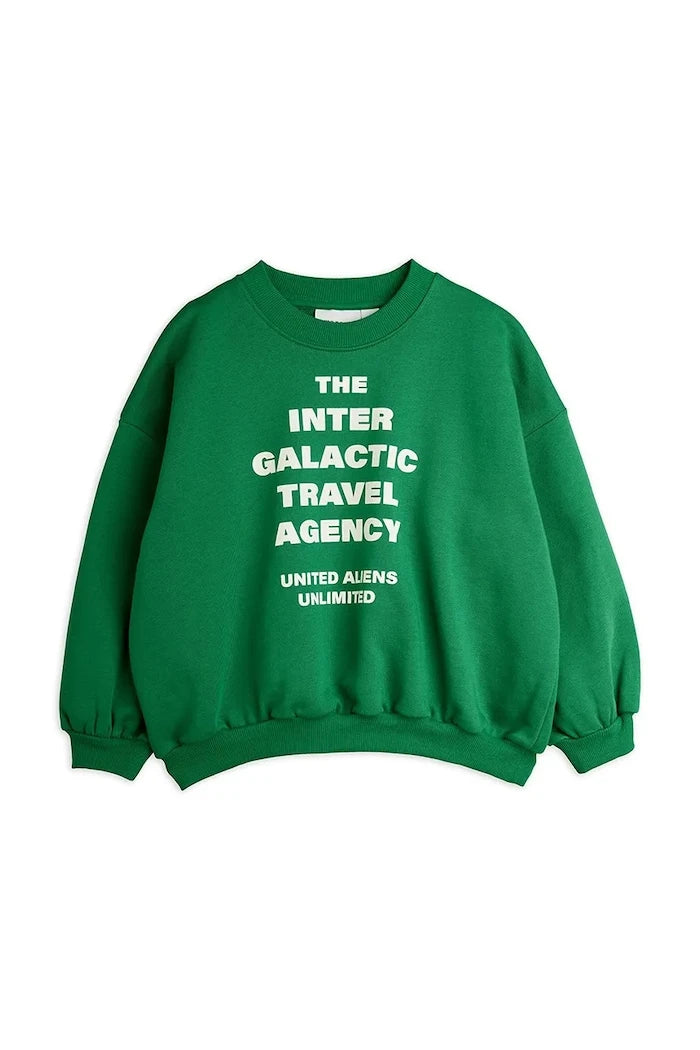 Mini Rodini Travel agency Çocuk Pamuklu Sweatshirt