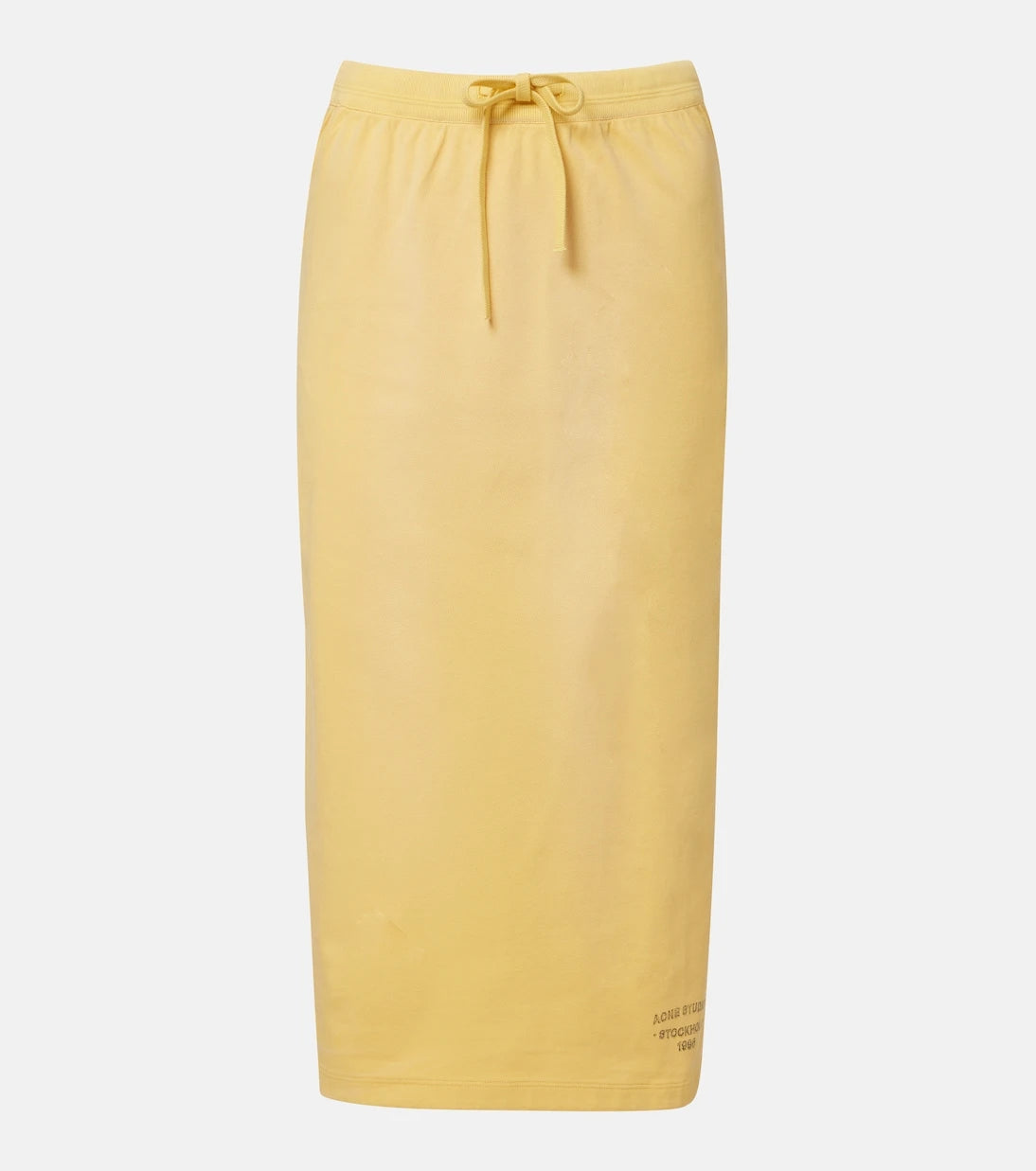 Acne Studios - Faded cotton-blend midi skirt