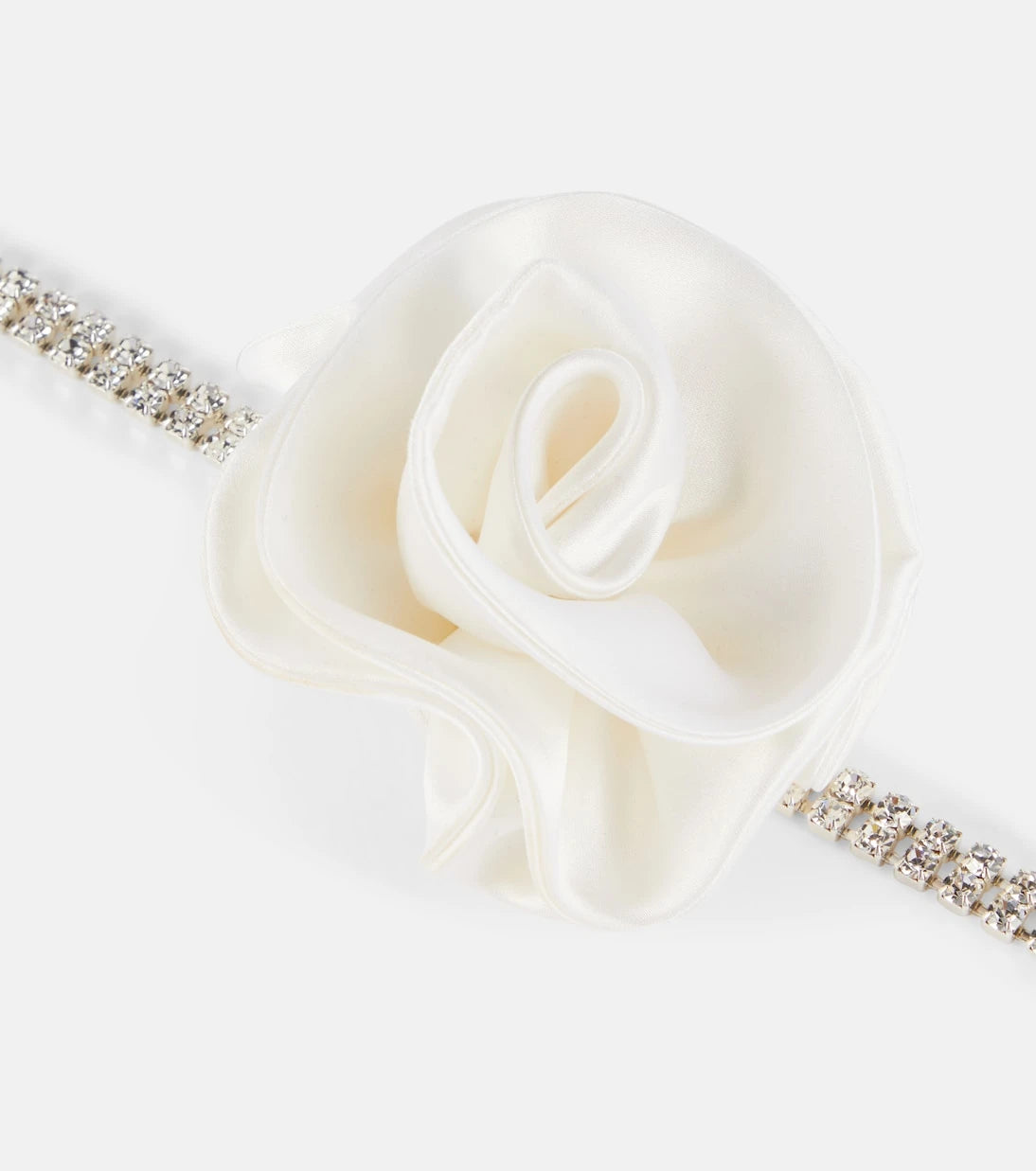 Magda Butrym - Floral-appliqué crystal-embellished choker